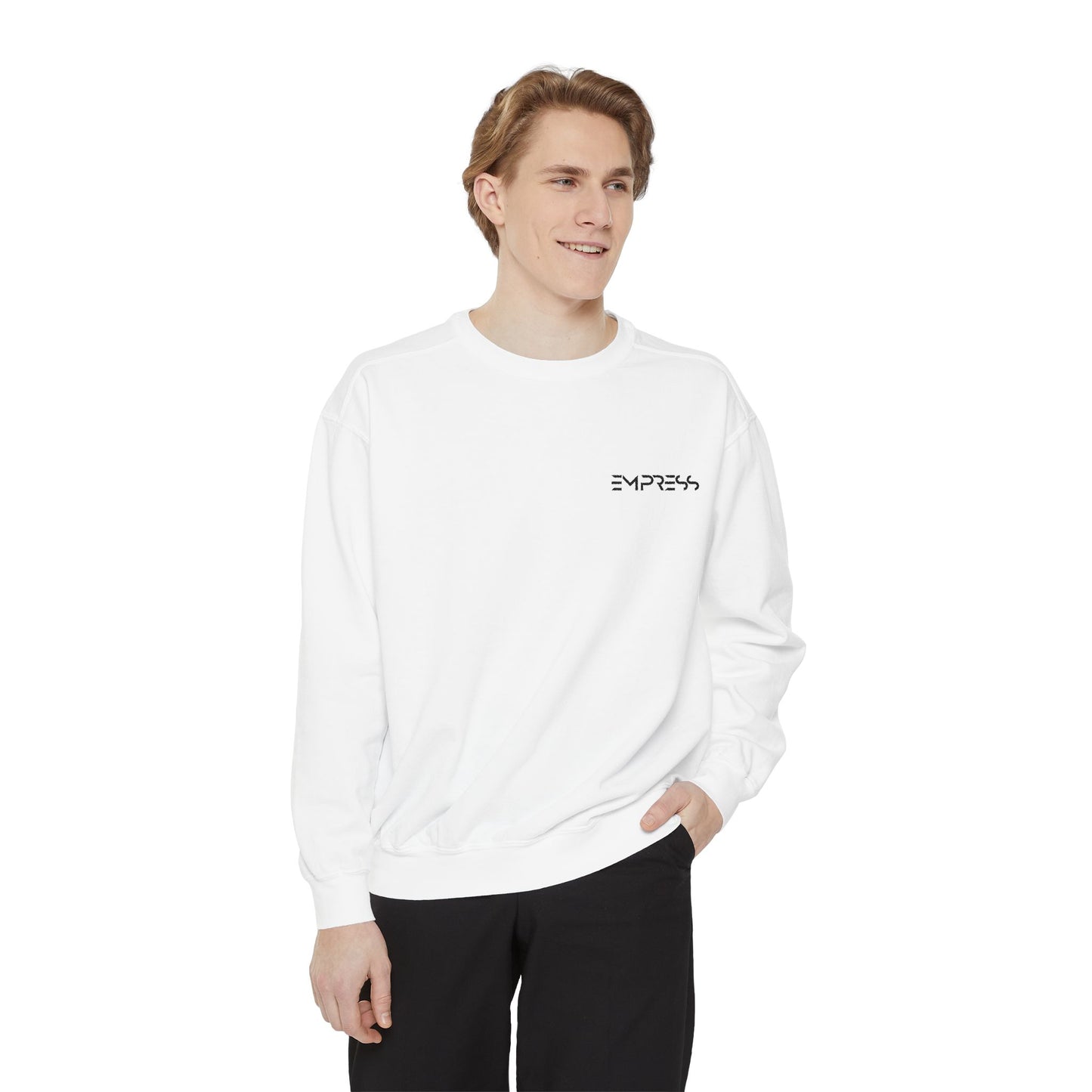 Sweat-shirt unisexe teint en pièce - EMPR3SS - Vêtements confortables et élégants pour un confort quotidien