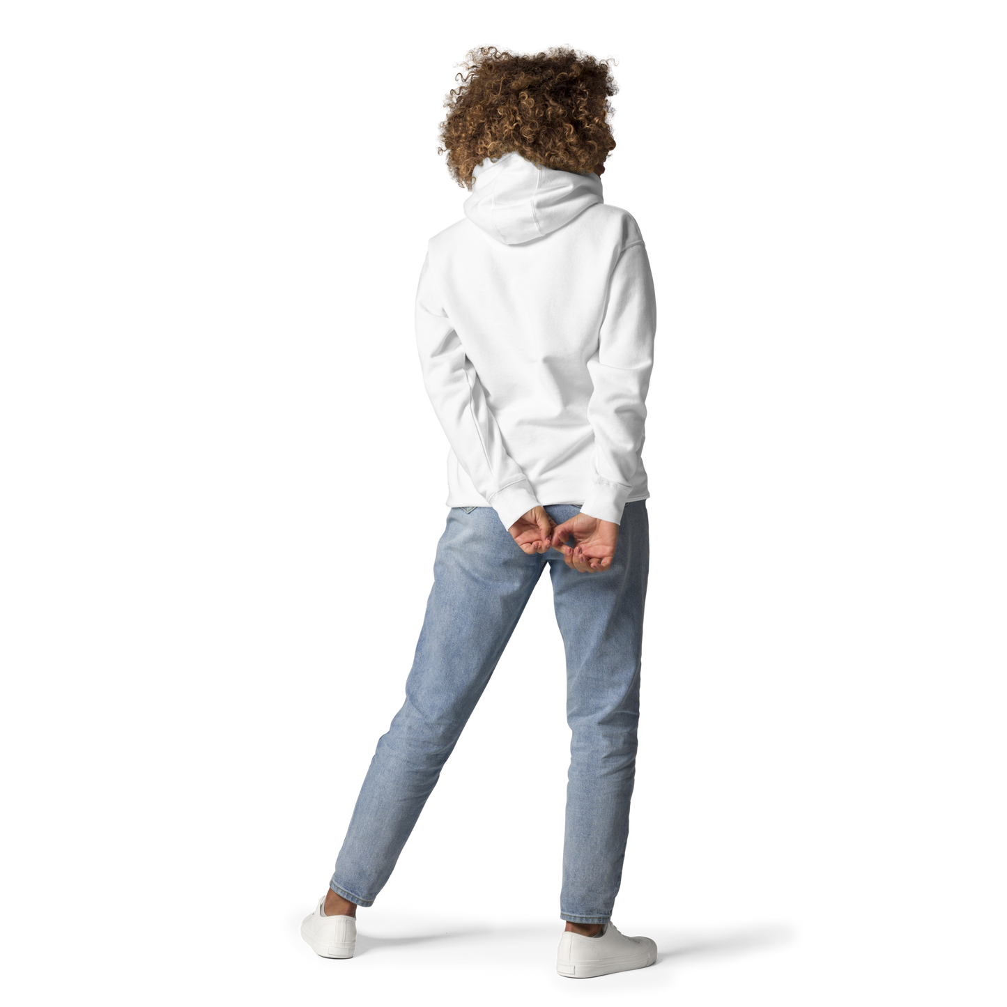 Empress Fashion White Women's Hoodie – Soft, comfortable, and perfect for casual wear.