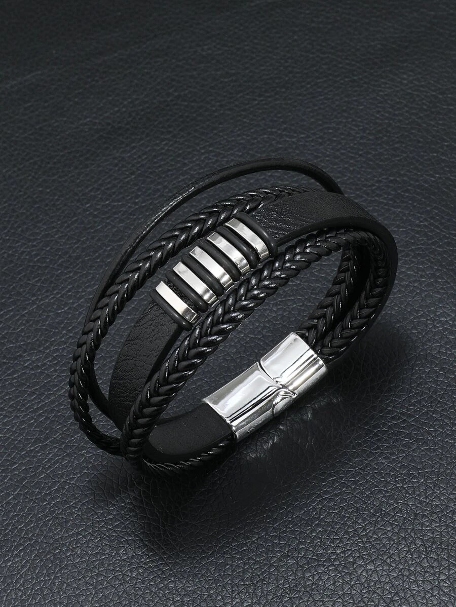 Bracelet en cuir Empress pour homme 