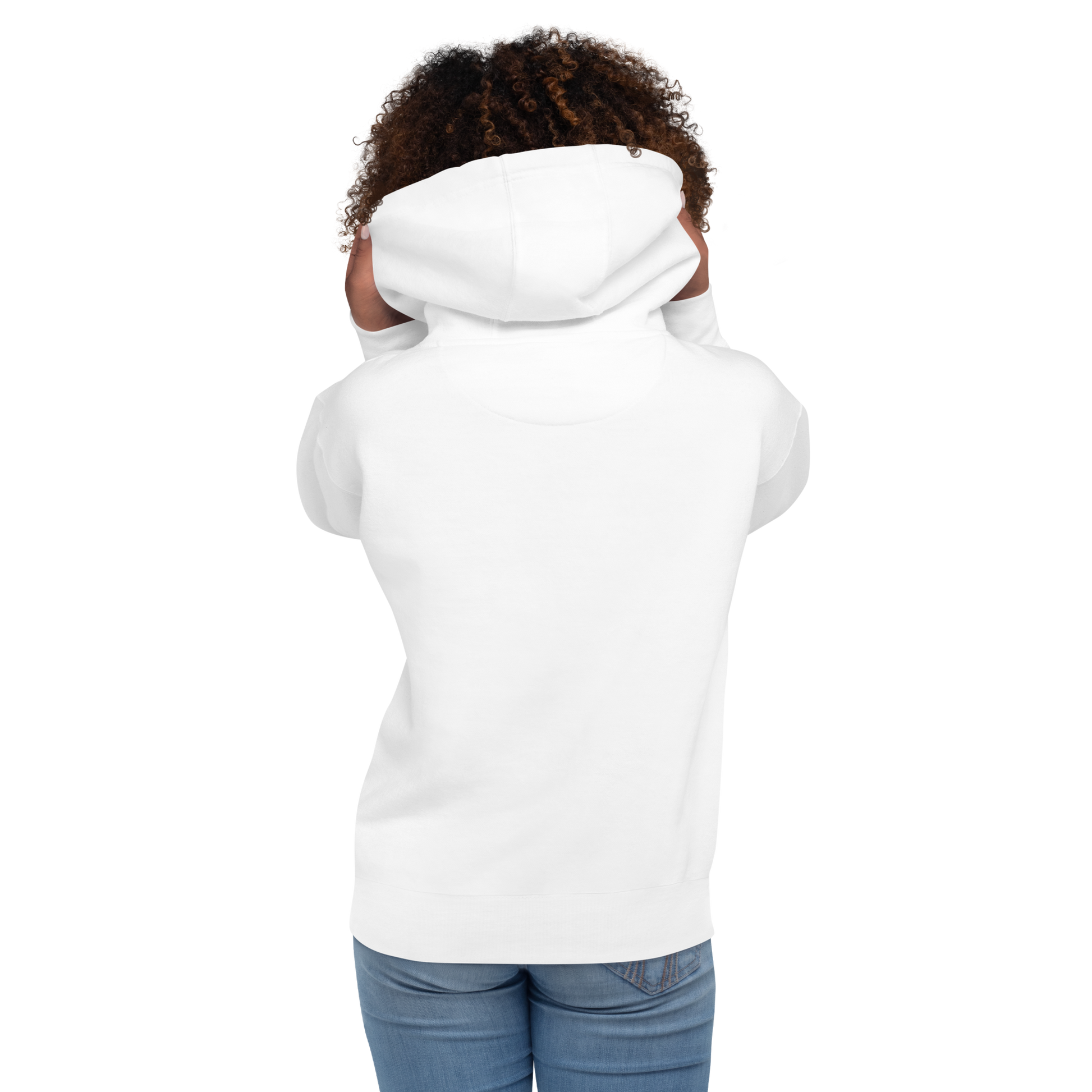 Empress Fashion White Hoodie – Versatile women's hoodie in white, ideal for layering and casual looks.