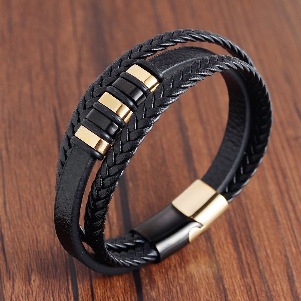 Empress Leather Bracelet for Men