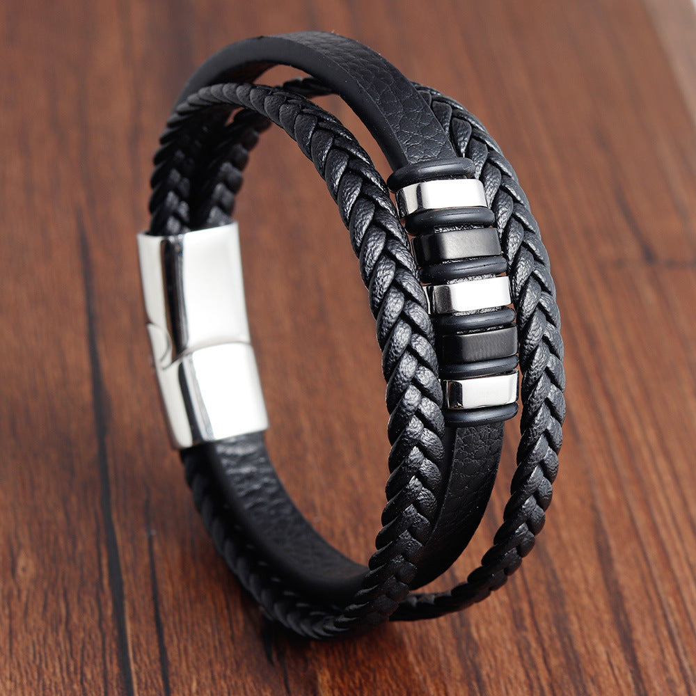 Empress Leather Bracelet for Men