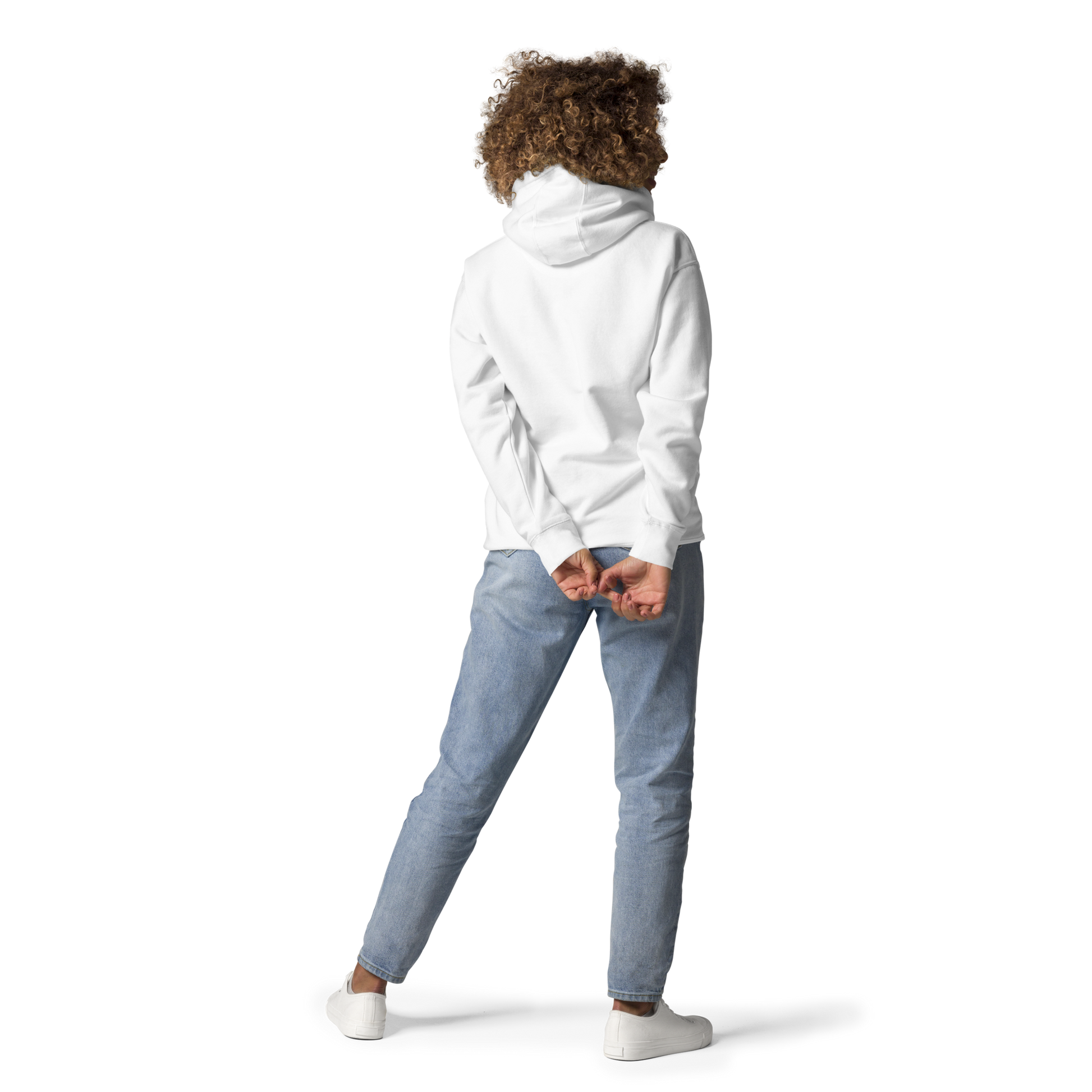 Empress Fashion White Women's Hoodie – Soft, comfortable, and perfect for casual wear.