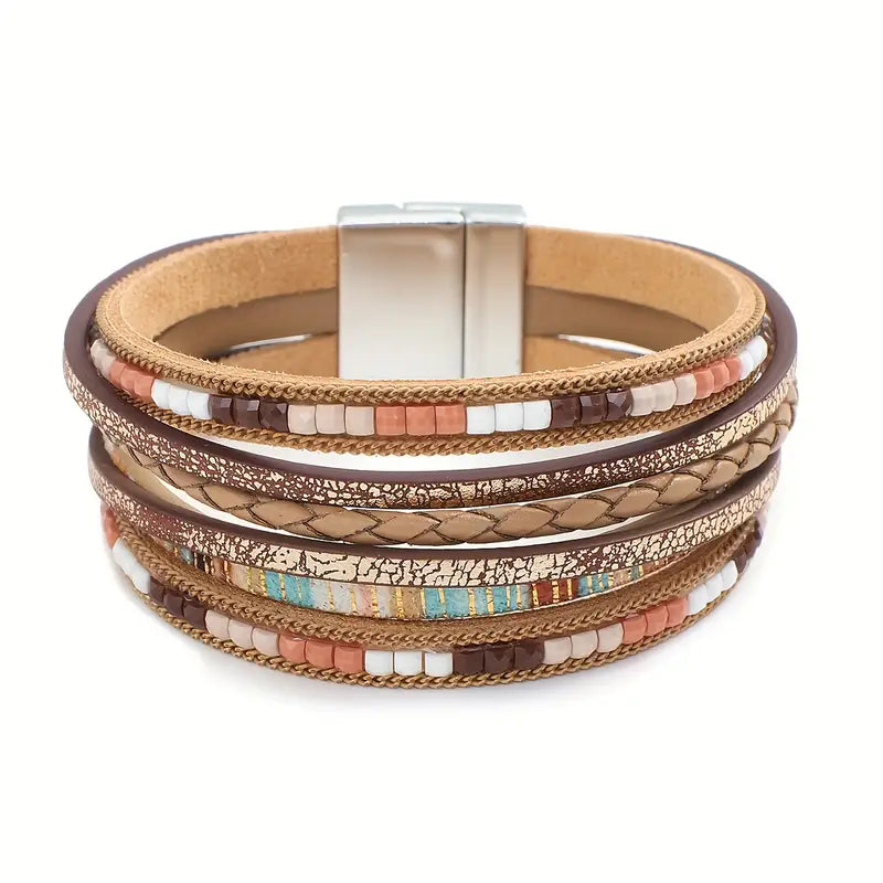 Empress Women's Leather Bracelet