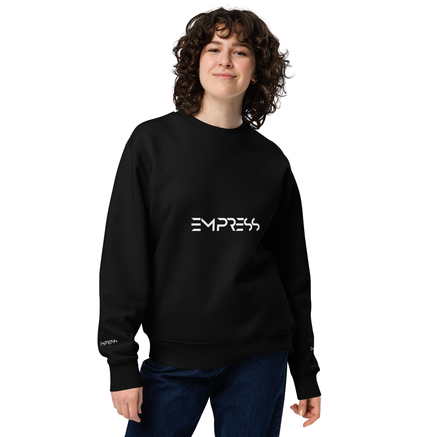 Sweat à capuche noir pour femme Empress